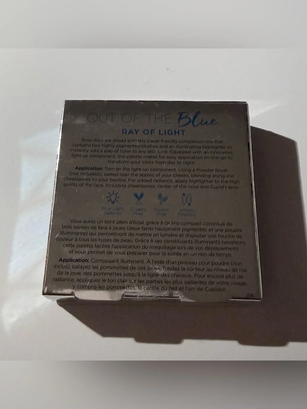 PÜR Out of the Blue “Ray of Light “ Blush Palette NWT